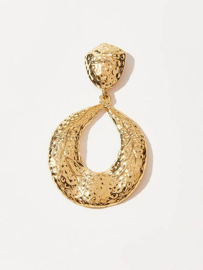 SHEIN BIZwear Hollow Out Water Drop Earrings